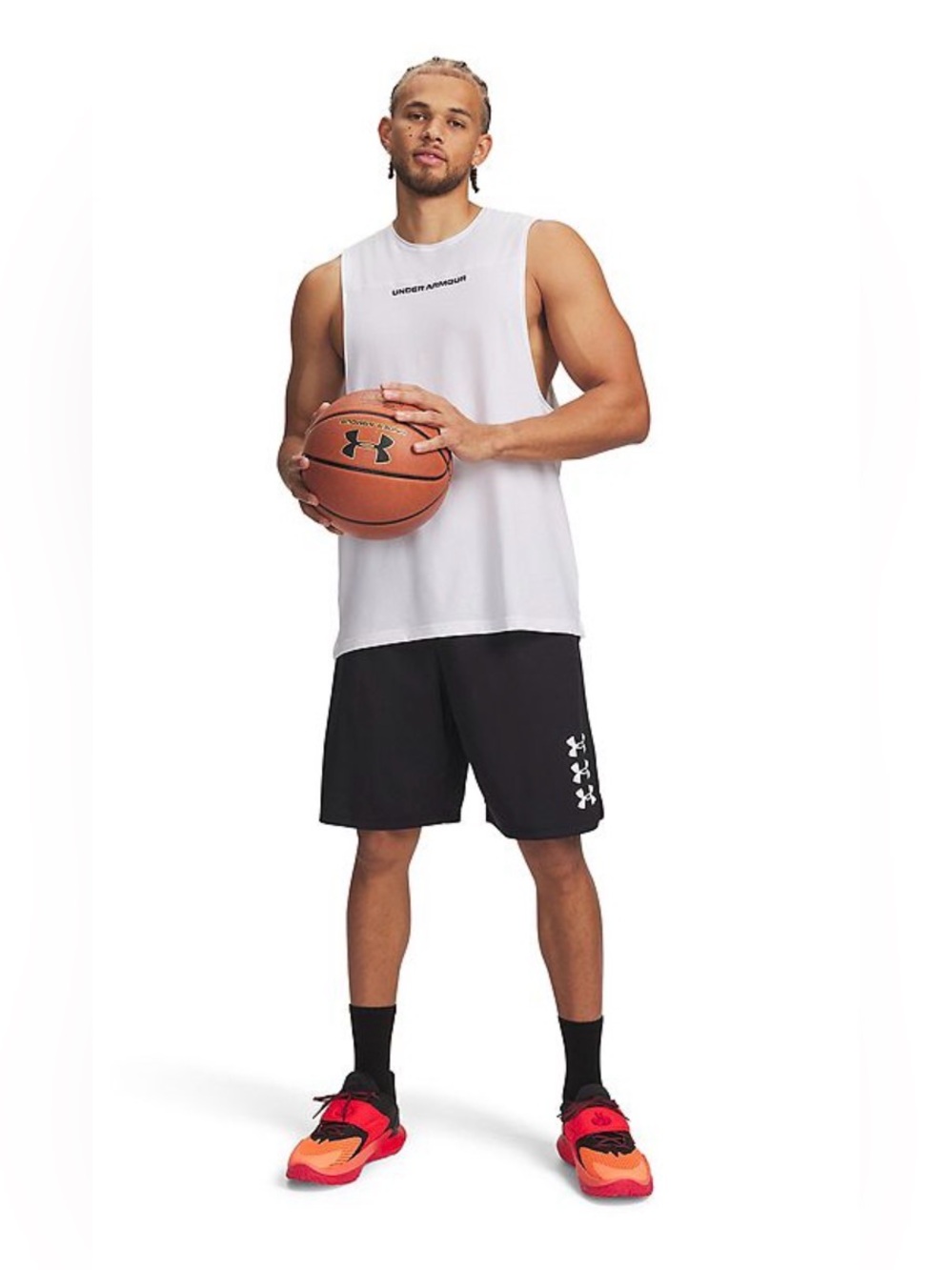 NWT Under Armour UA Next Gen Mesh Basketball Shorts Men’s 2XL Black - Picture 3 of 5